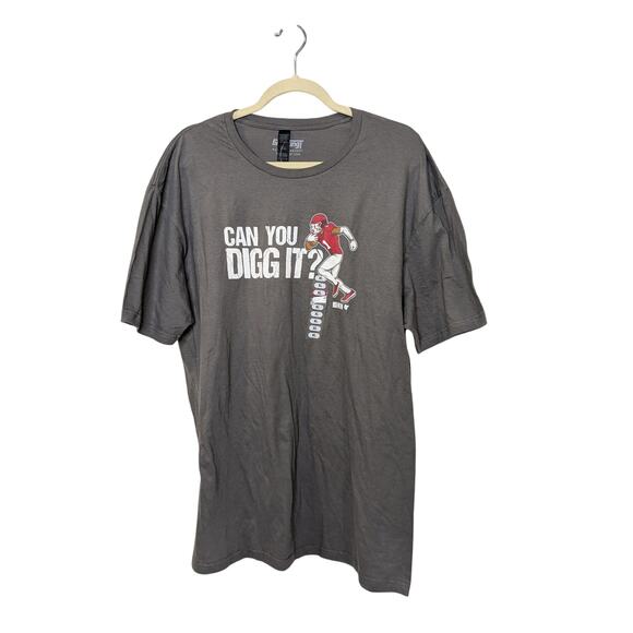 NFLPA Can You Digg It Stefon Diggs Houston Texans Short Sleeve T Shirt Size XL - Picture 1 of 6